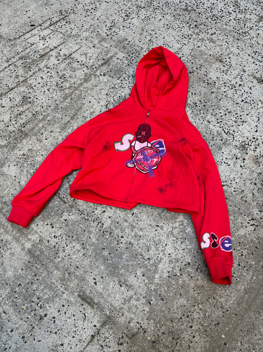 Southside Ent Cropped Risk Hoodie