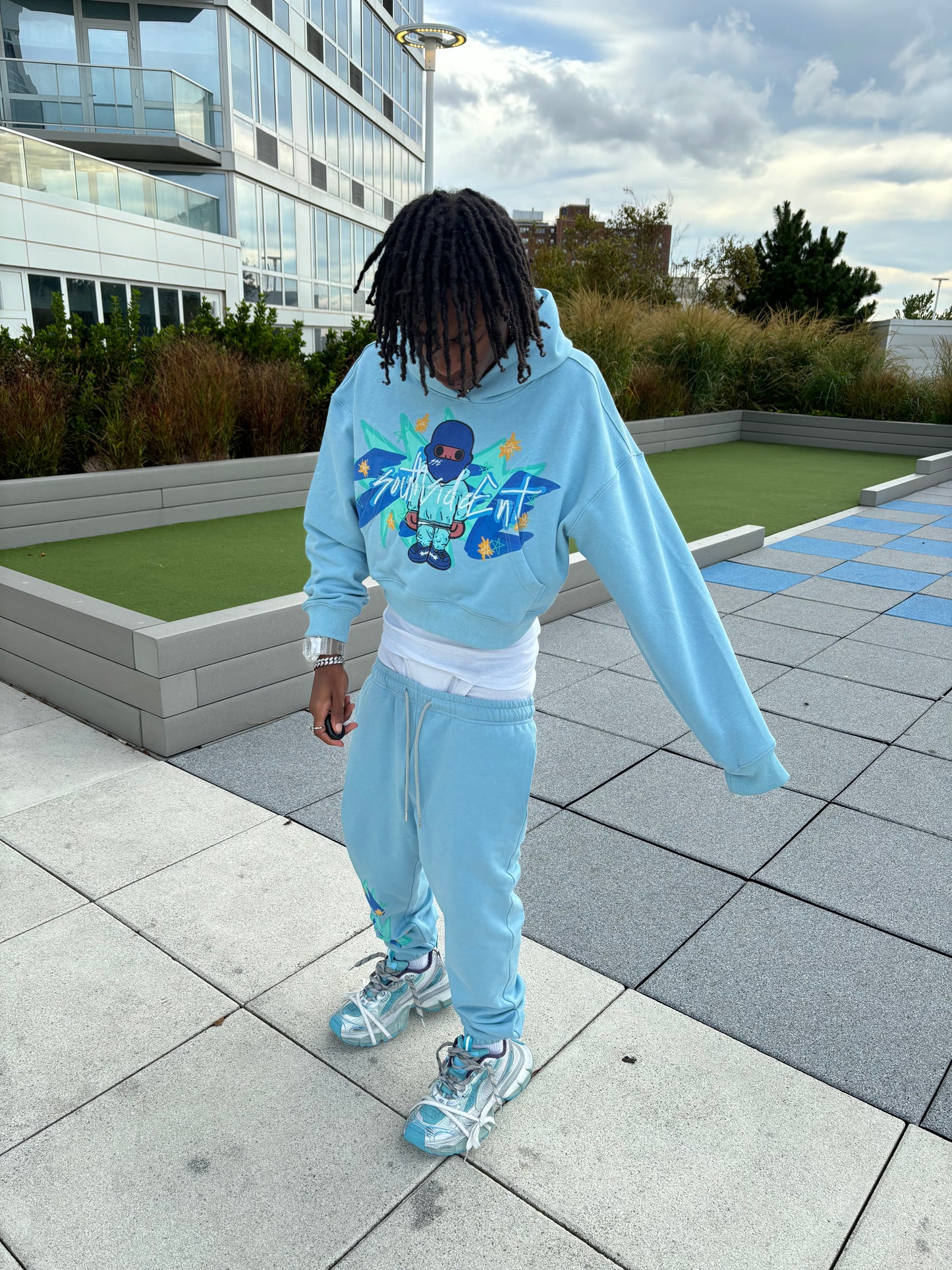 Southside Ent Rockstar Blue Hoodie