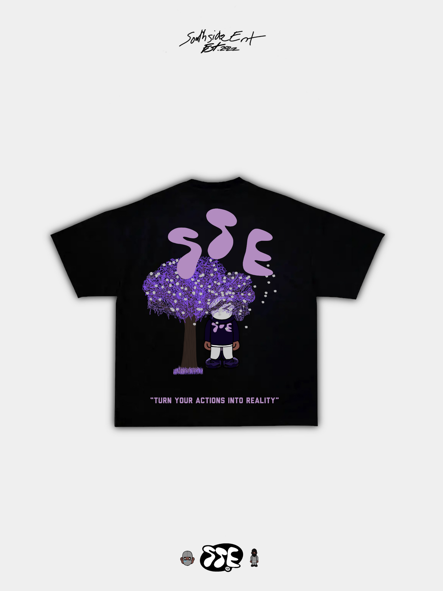 Southside Ent Lavender Ranger Crop Tee