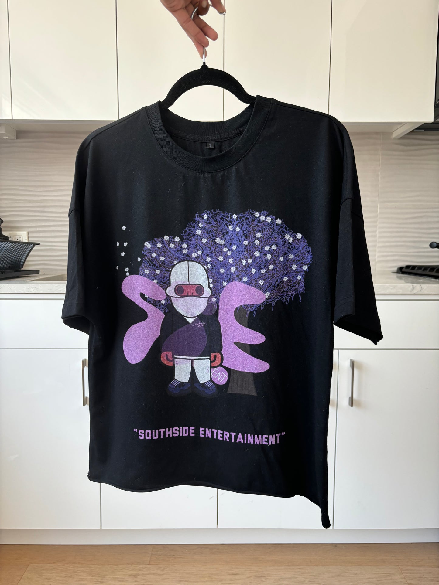 Southside Ent Lavender Ranger Crop Tee