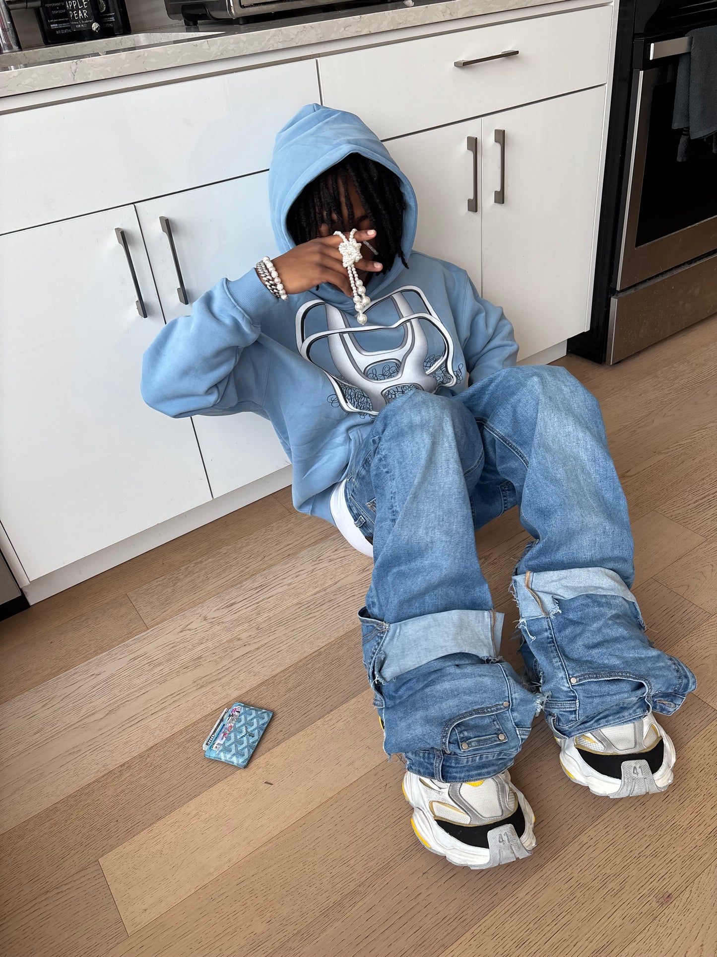 Kompy Reversed Baggy Jeans